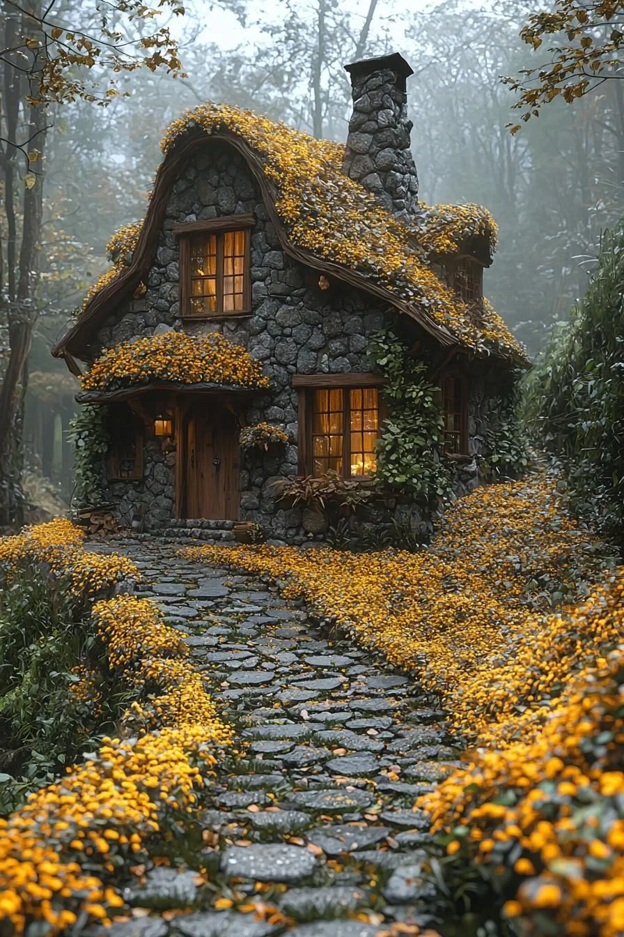 A Cobblestone Cottage, Cozy and Bright