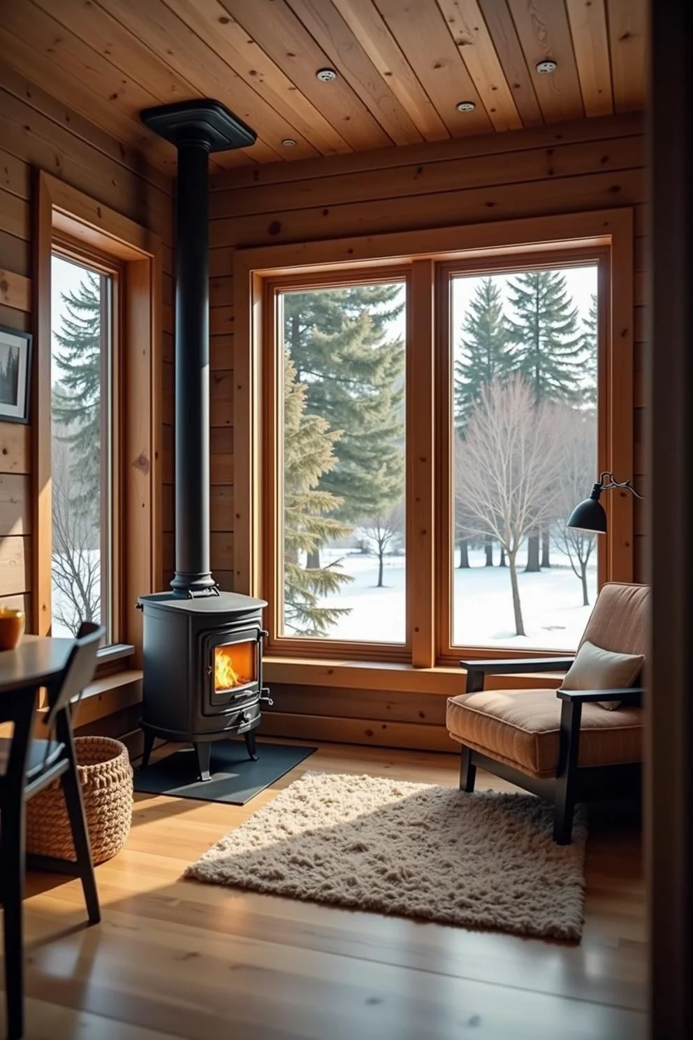 A Cozy Corner Facing the Forest