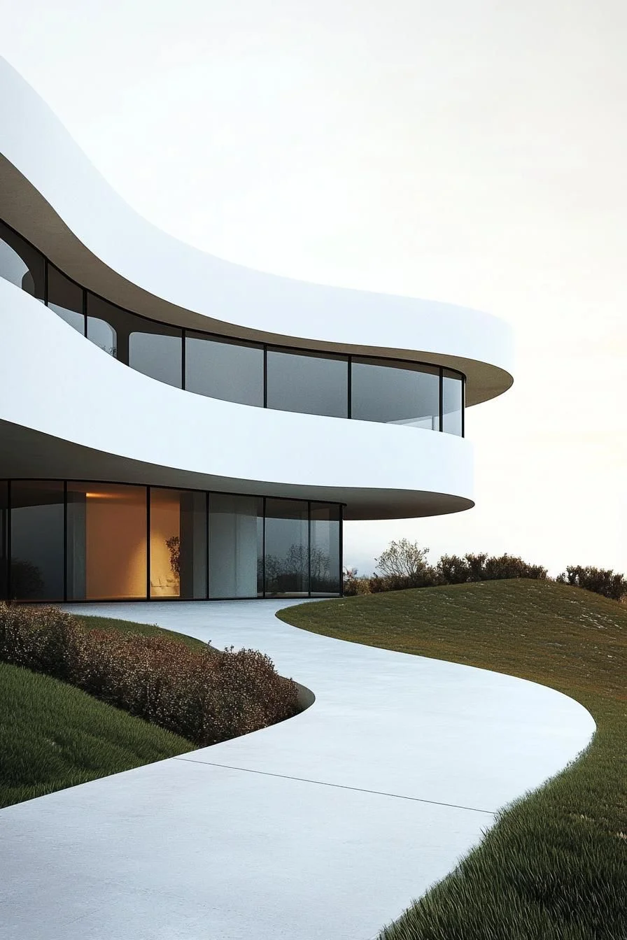 A Curvy Crescent Shows Future Living