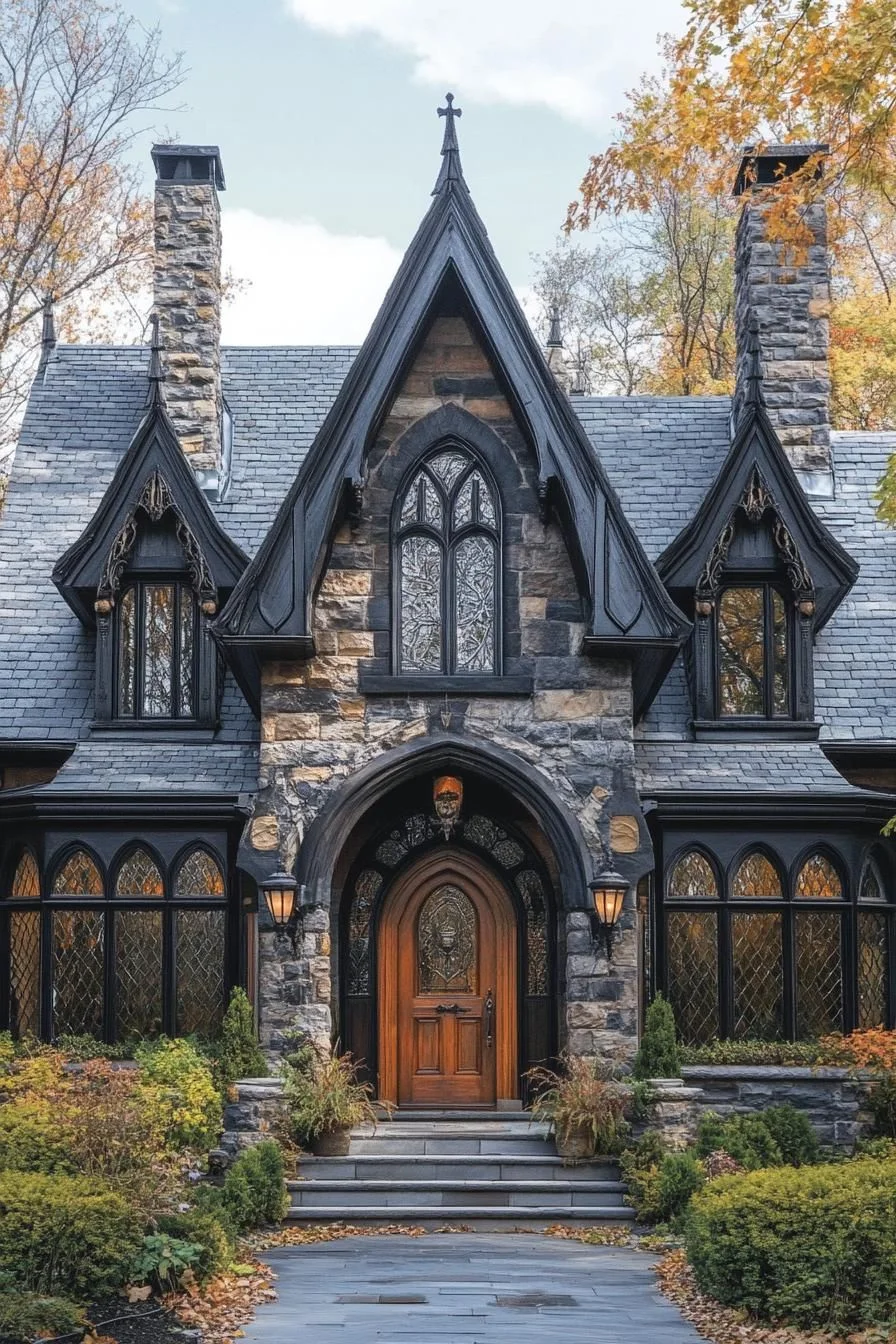 A Cottage Guarded by Gargoyle Gables