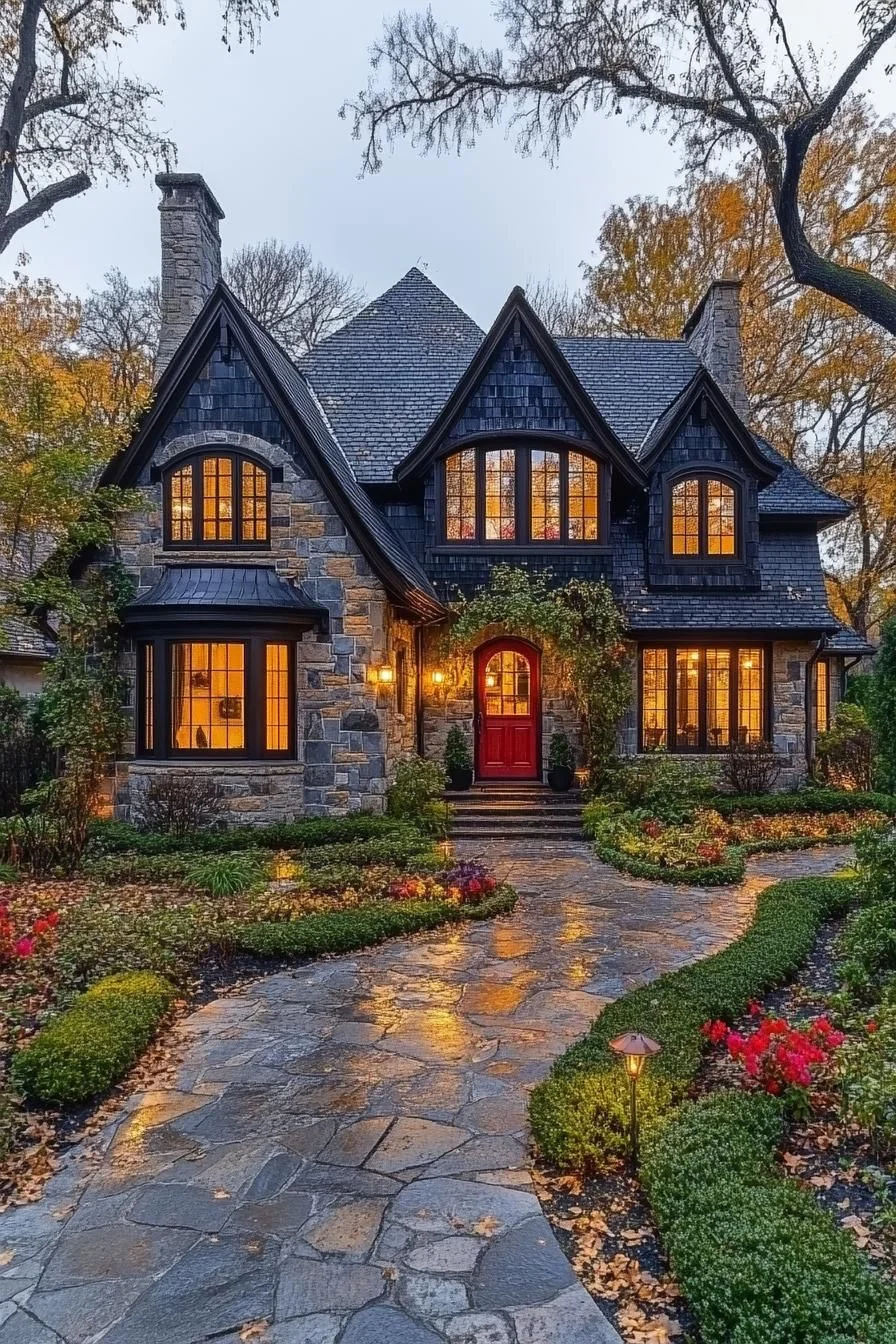 The Delight of a Crimson Doorway