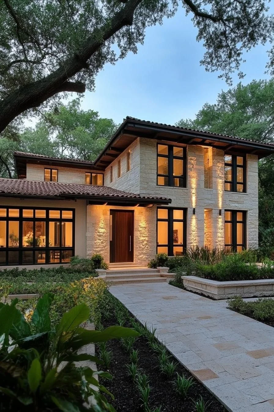 A Peaceful Getaway Framed by Trees