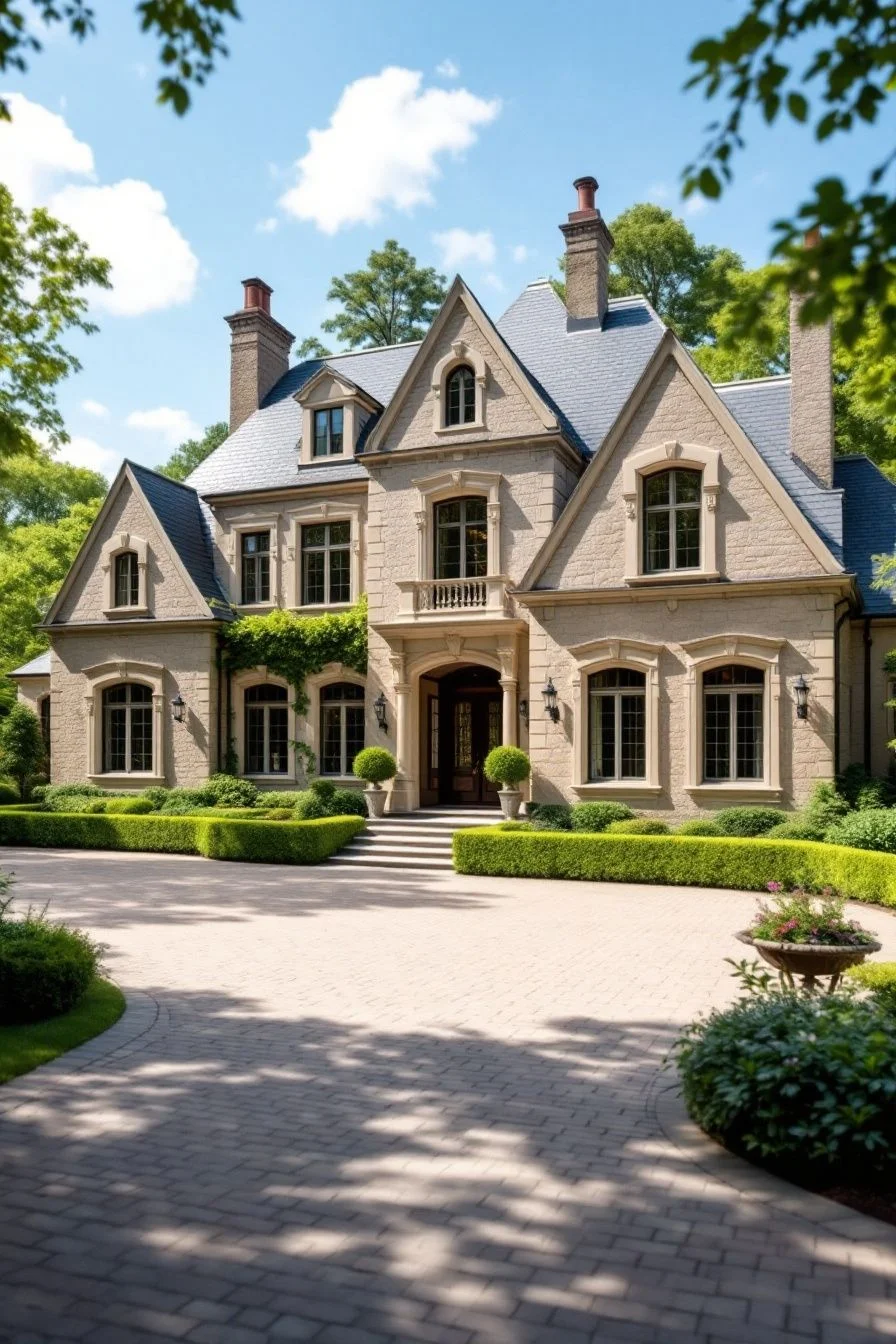 Towering Brickwork With Regal Style