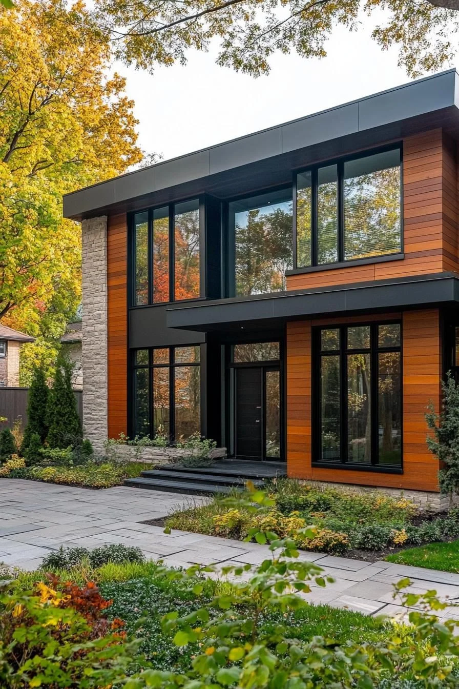 A Peaceful Timber-Clad Home