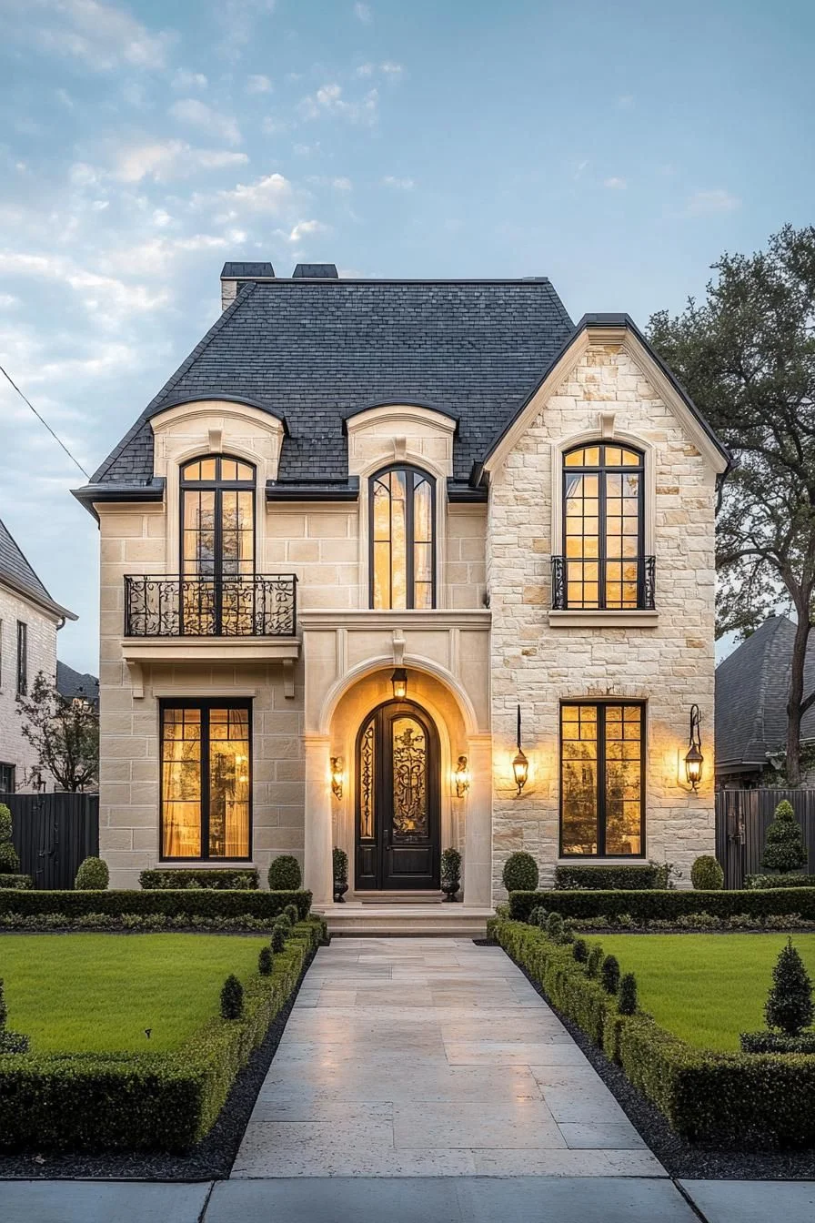 Modern French Estate With Parisian Details