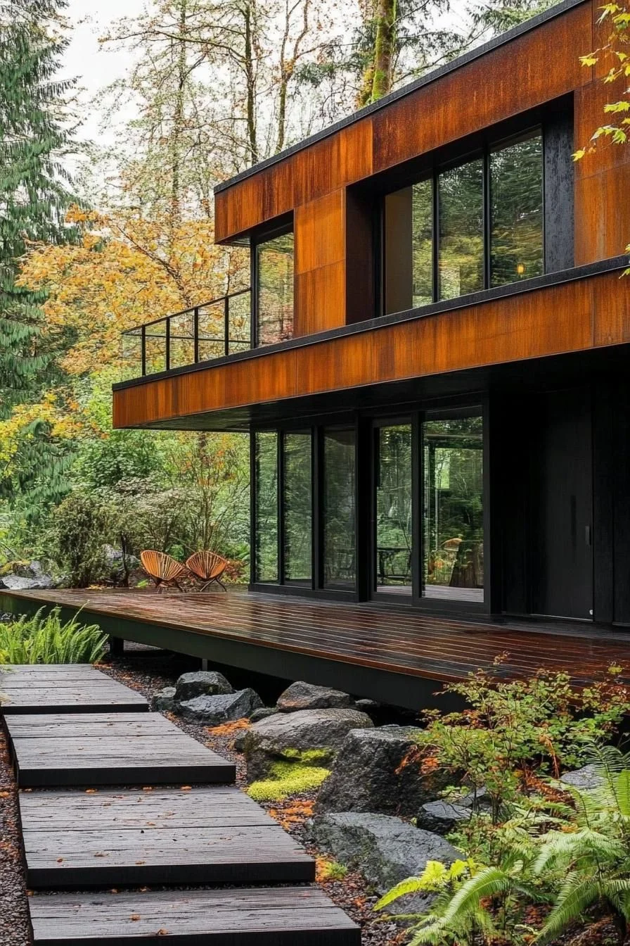 A Rusty Rooftop Haven for Autumn
