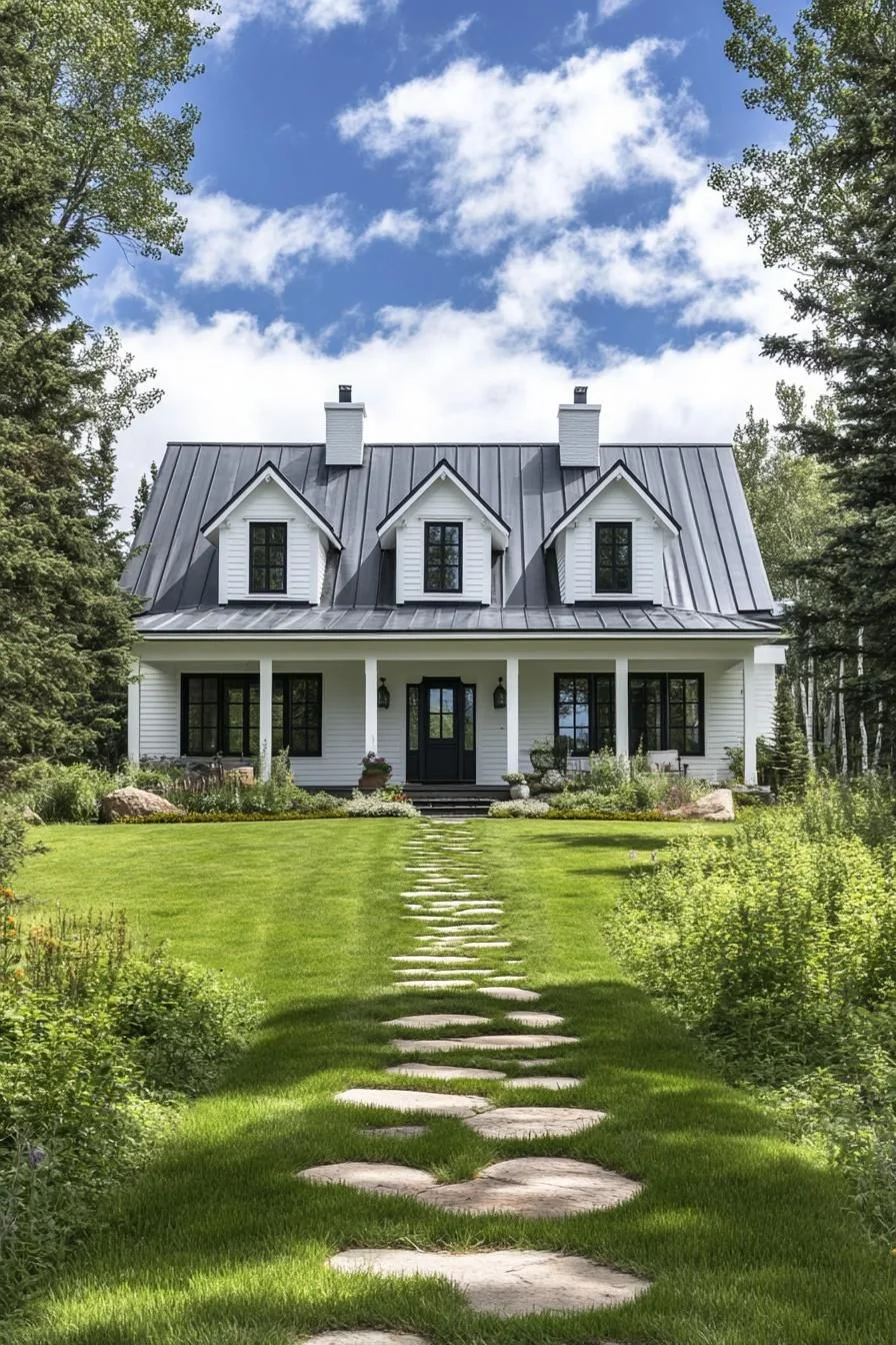 A Modern Manor Set in the Meadow