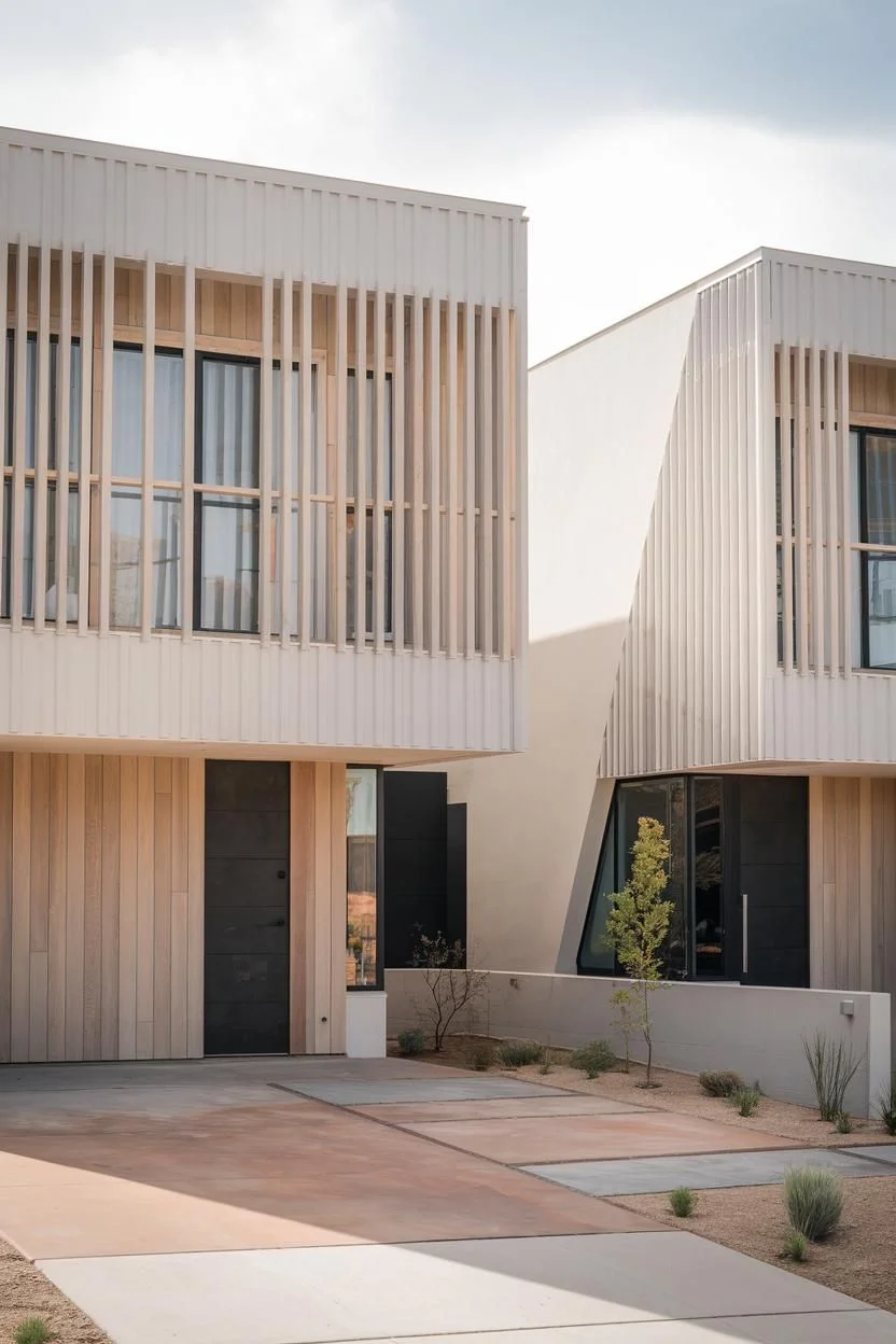 Tranquil Twin Duplex Facades