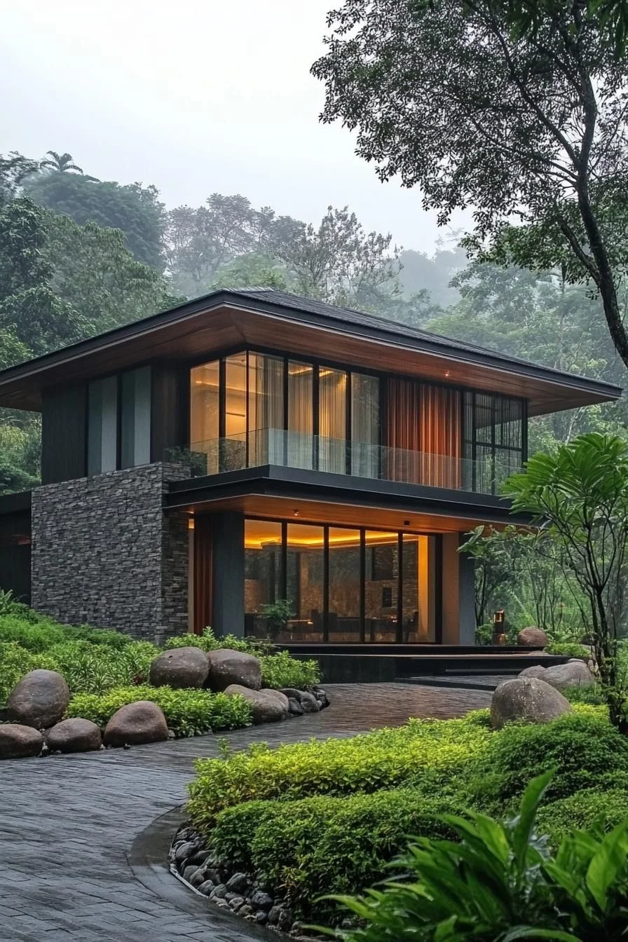 A Green Escape in a Thai Home
