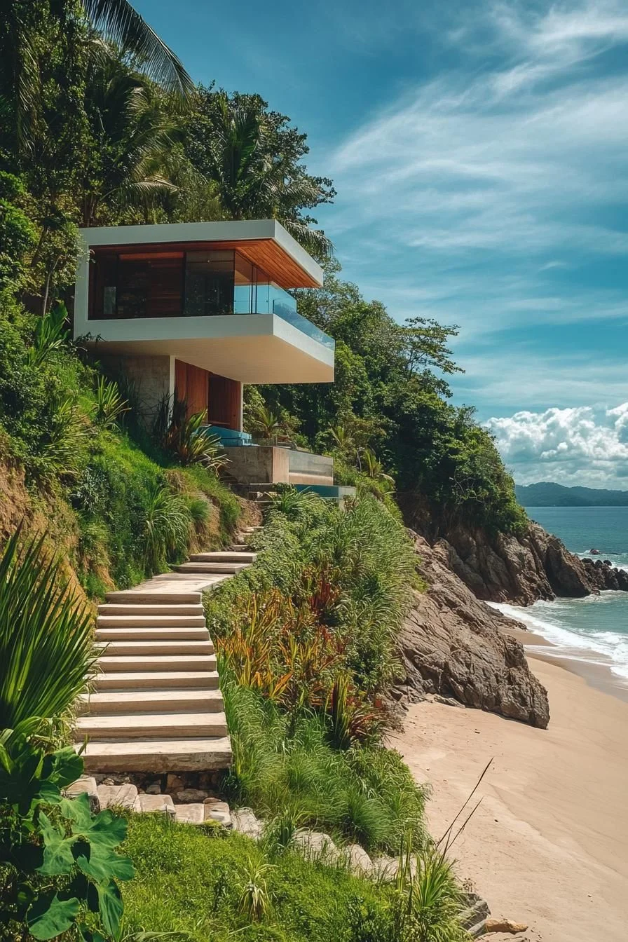A Beachy Retreat on the Bluff