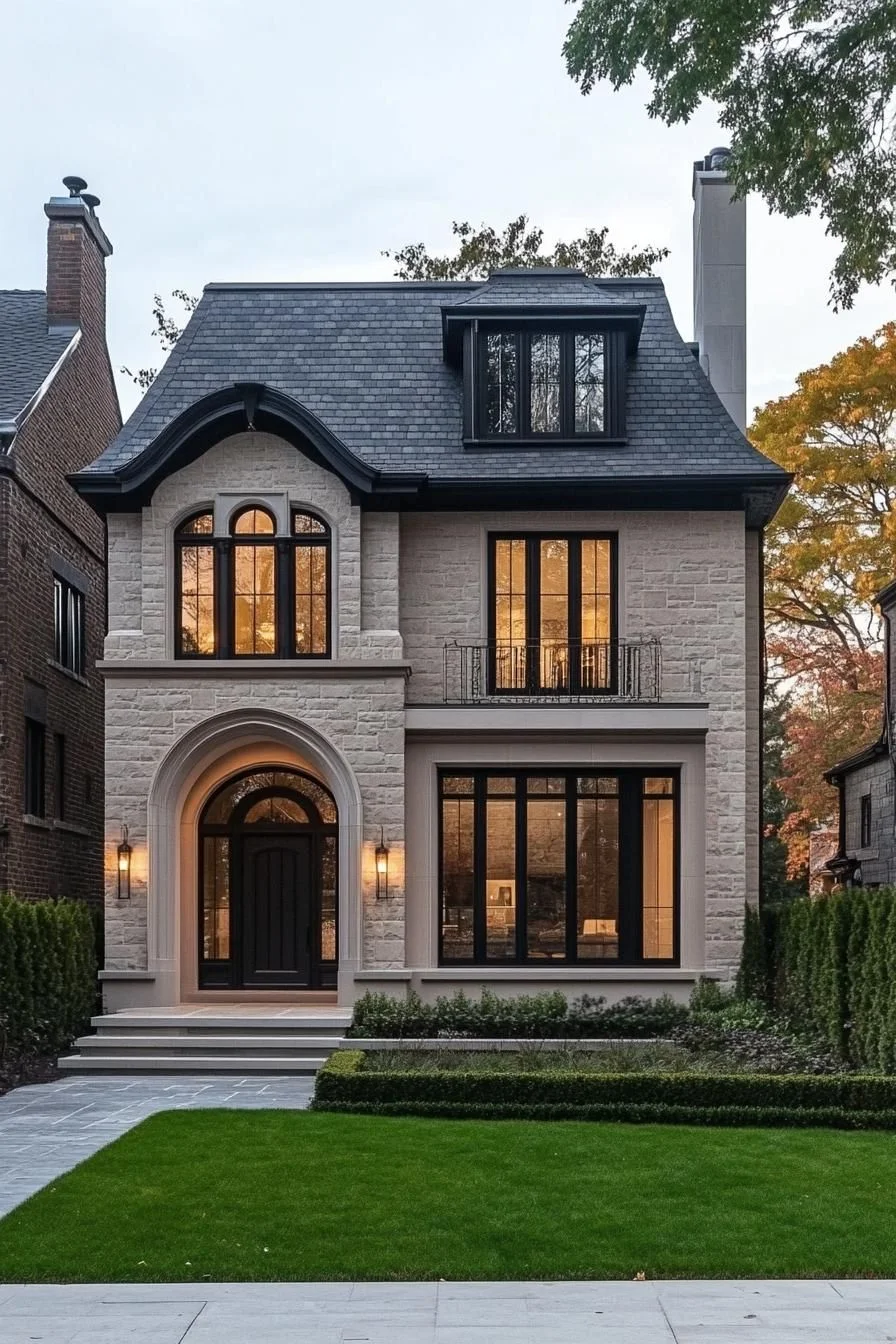 Stonework That Defines Suburban Majesty