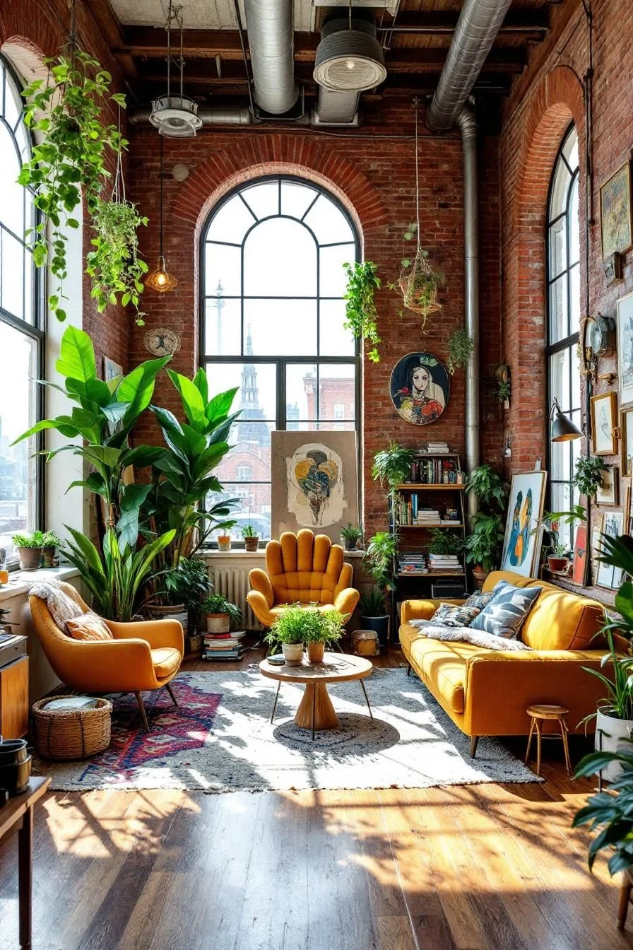 A Bright Loft for Artistic Minds