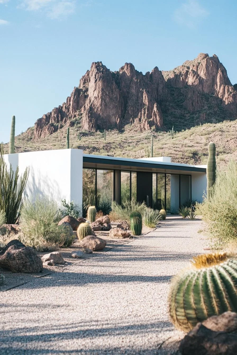 Minimalist Style With Mountain Views