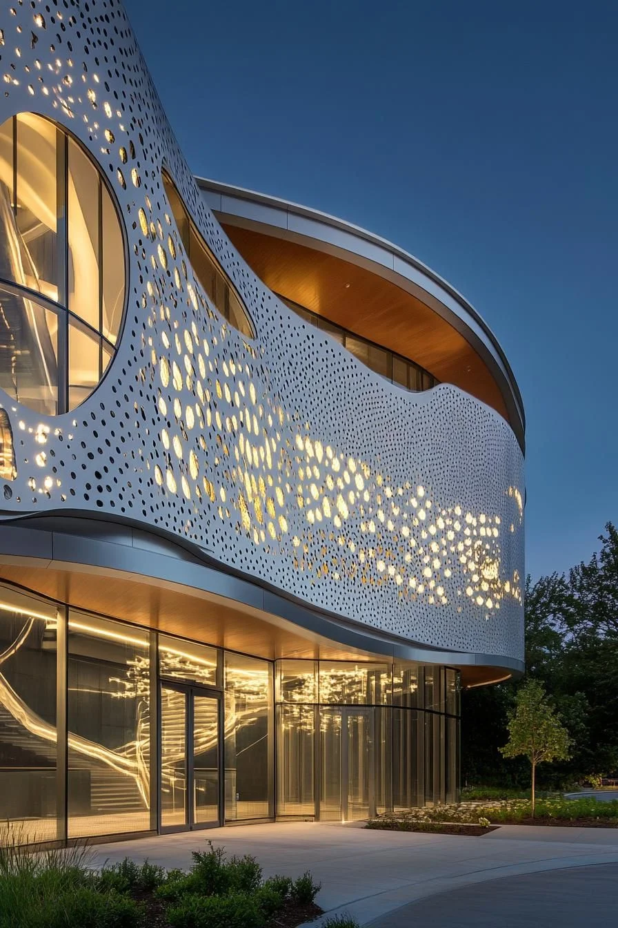 A Façade That Dances With Light