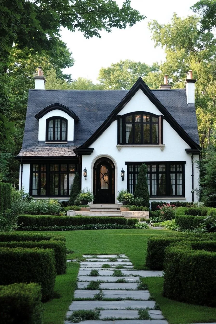 Unusual Eaves Set in Green Surroundings