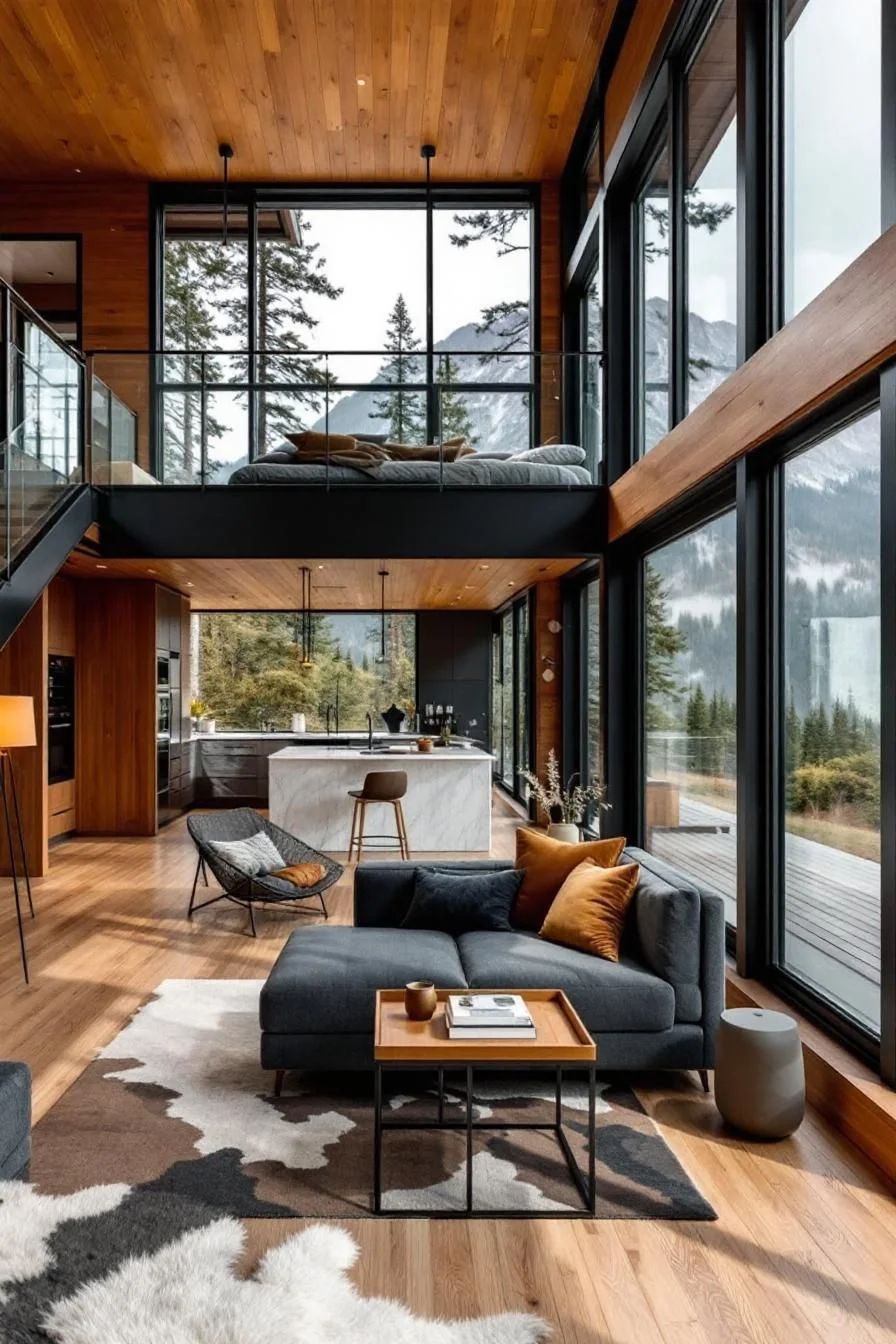 A Breathtaking Modern Cabin Retreat