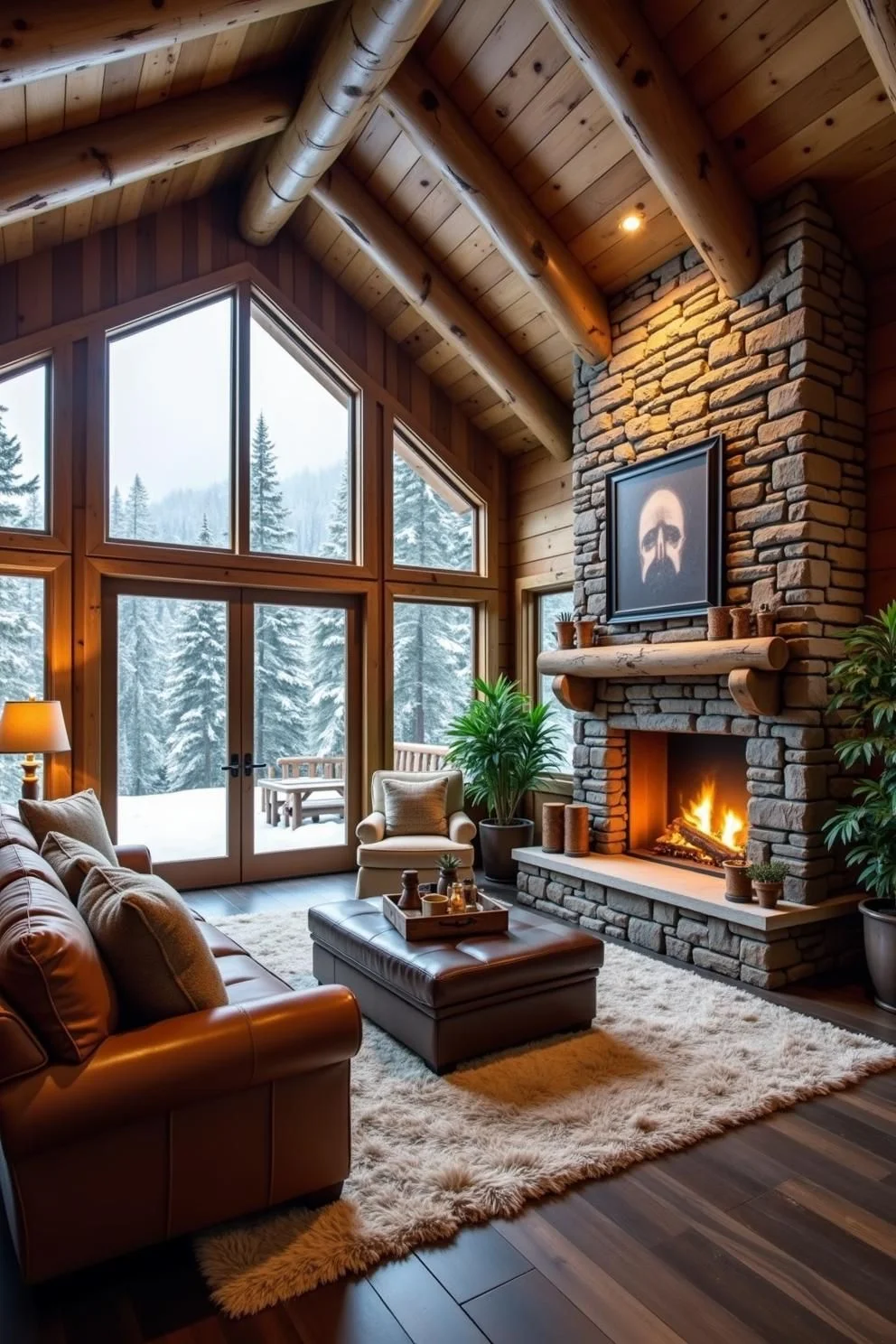 A Warm Hearthside Cabin Getaway