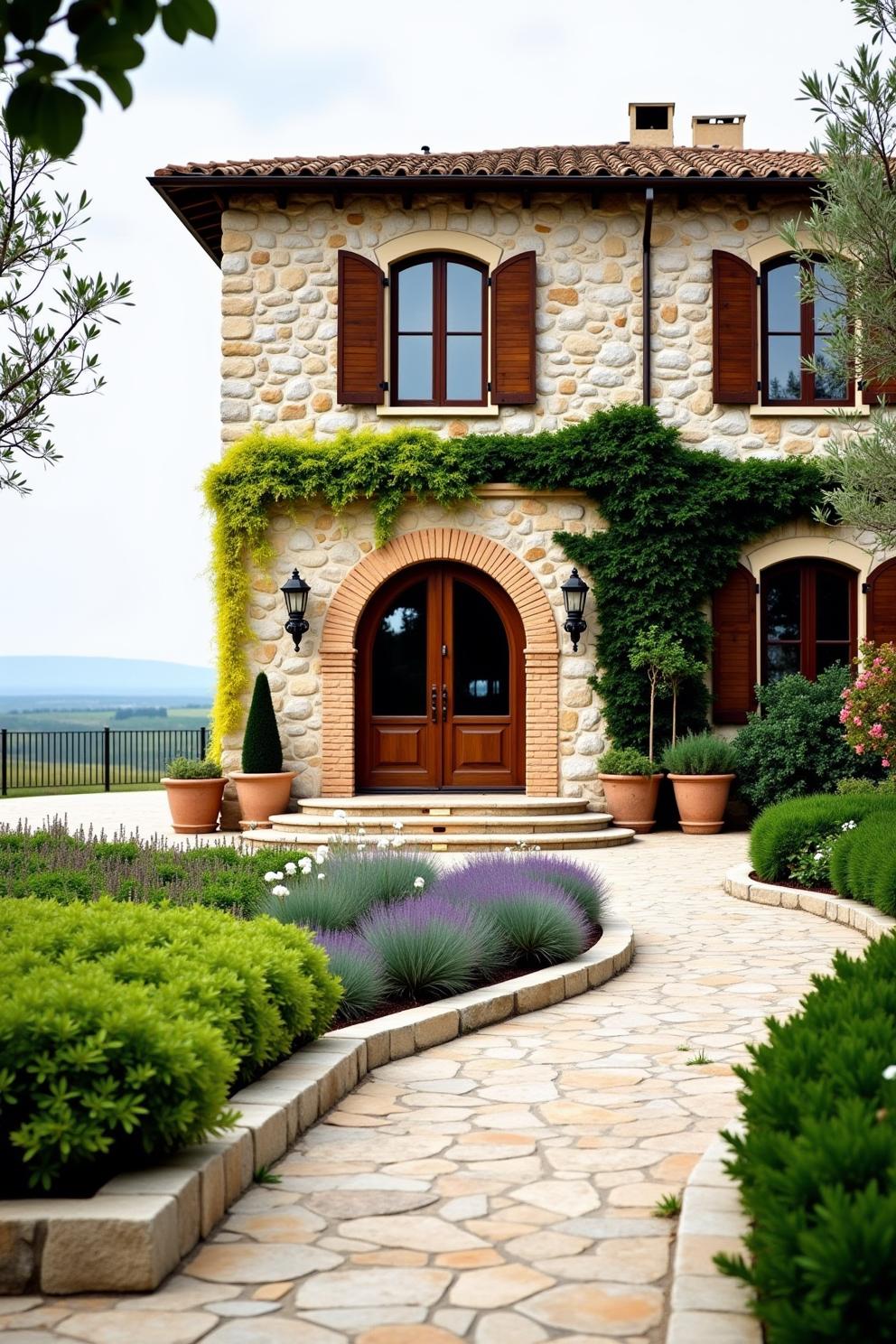 Vineyard Views Around a Tuscan Villa
