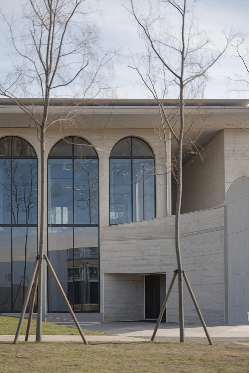 The Concrete Canvas: An Ode to Arched Windows