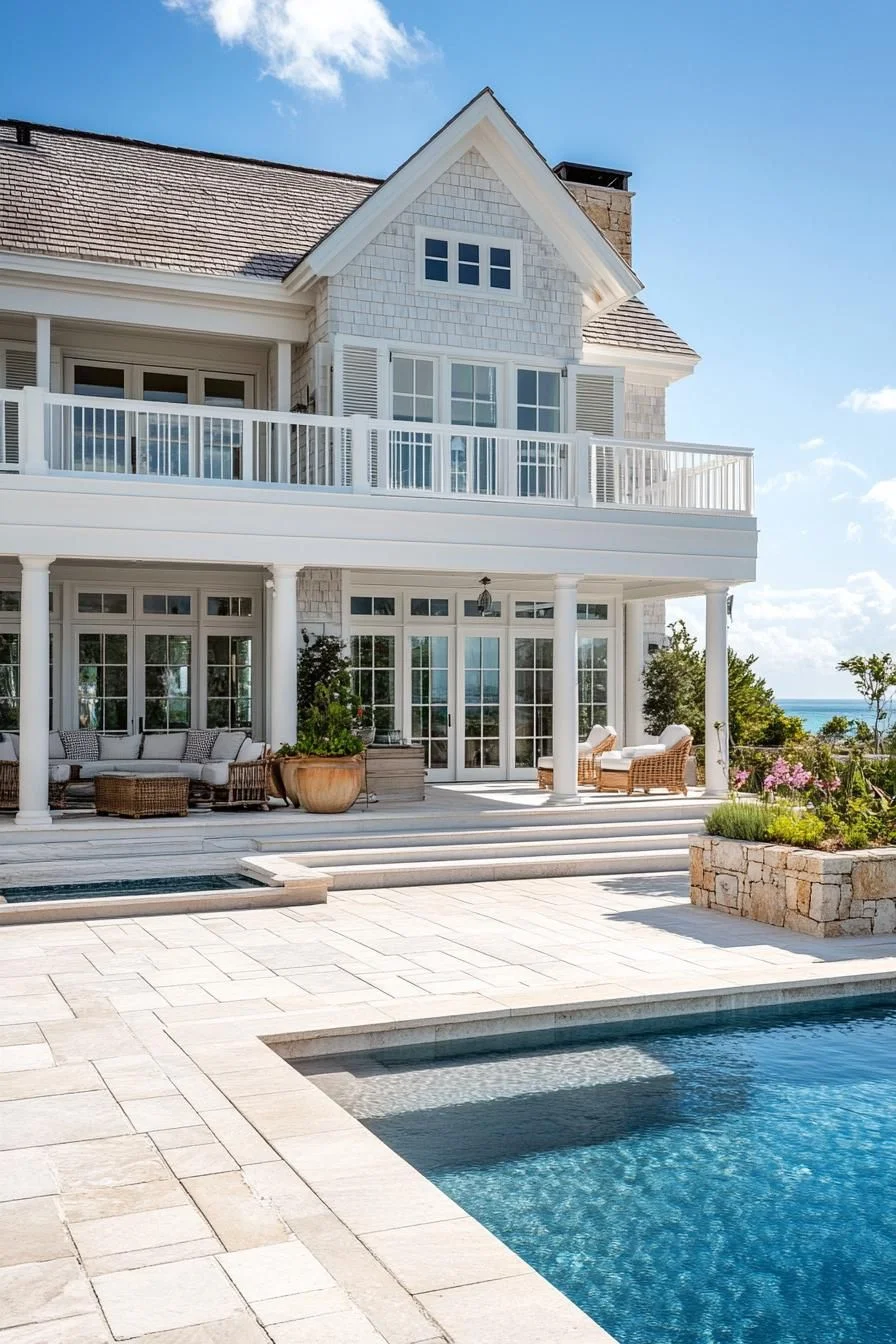 Oceanfront Style with Bright Gables