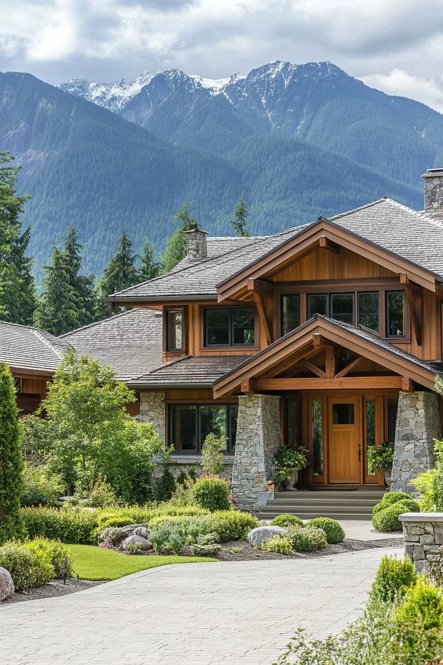 A Timber Home Atop the Mountain
