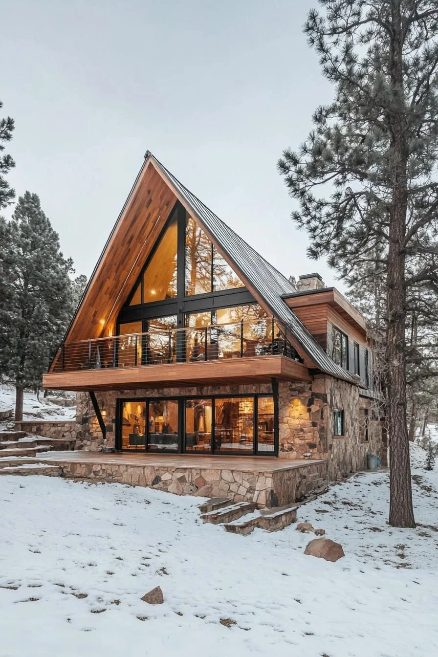 A-Frame Cabin Nestled in the Pines