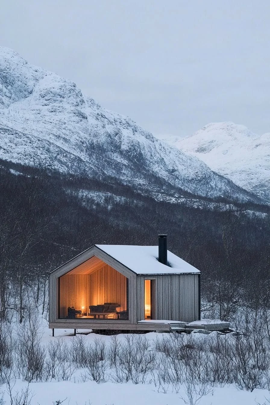 Minimalist Scandinavian Timber Cabin Style - photo 3