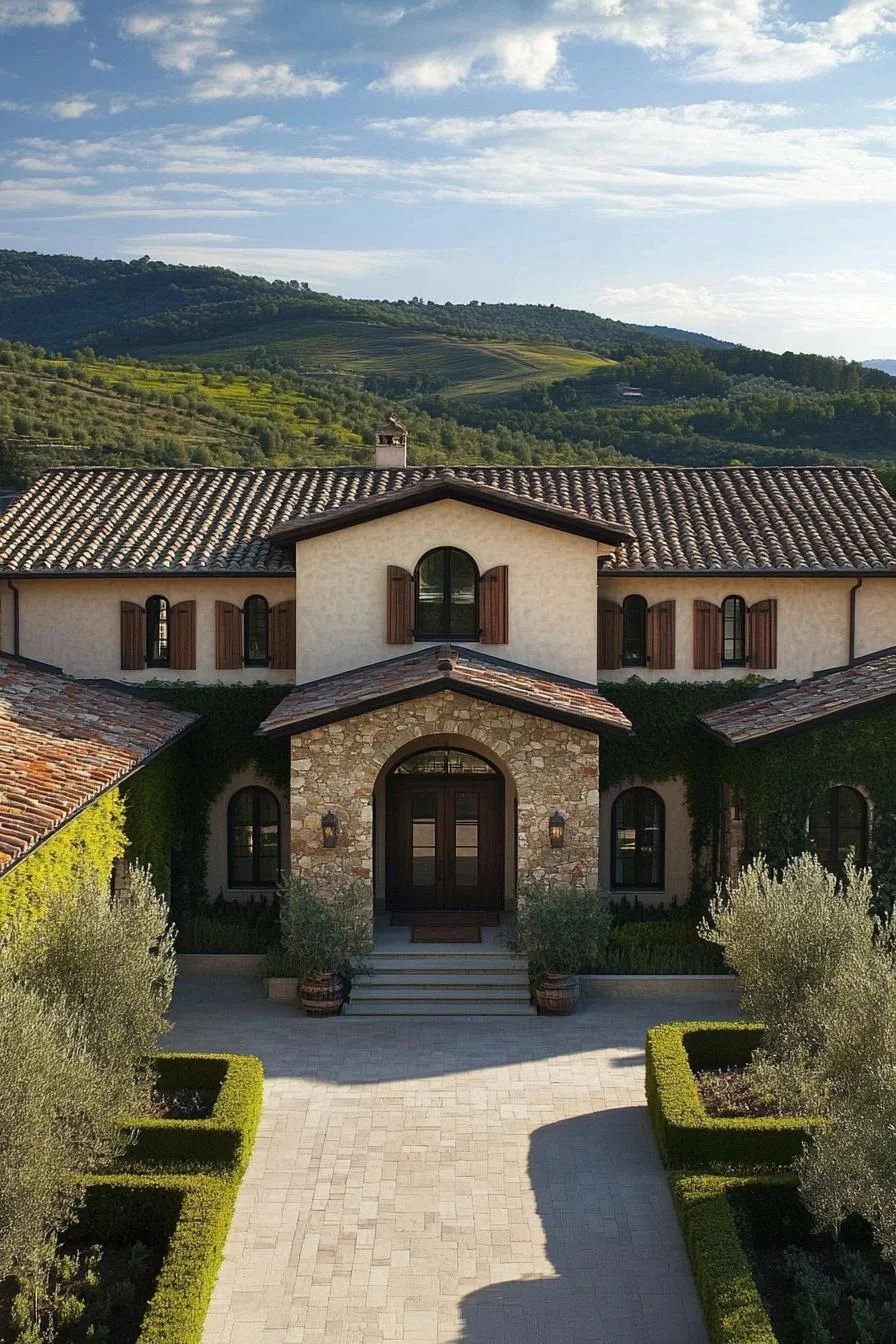 Terracotta-Roofed Tuscan Escape