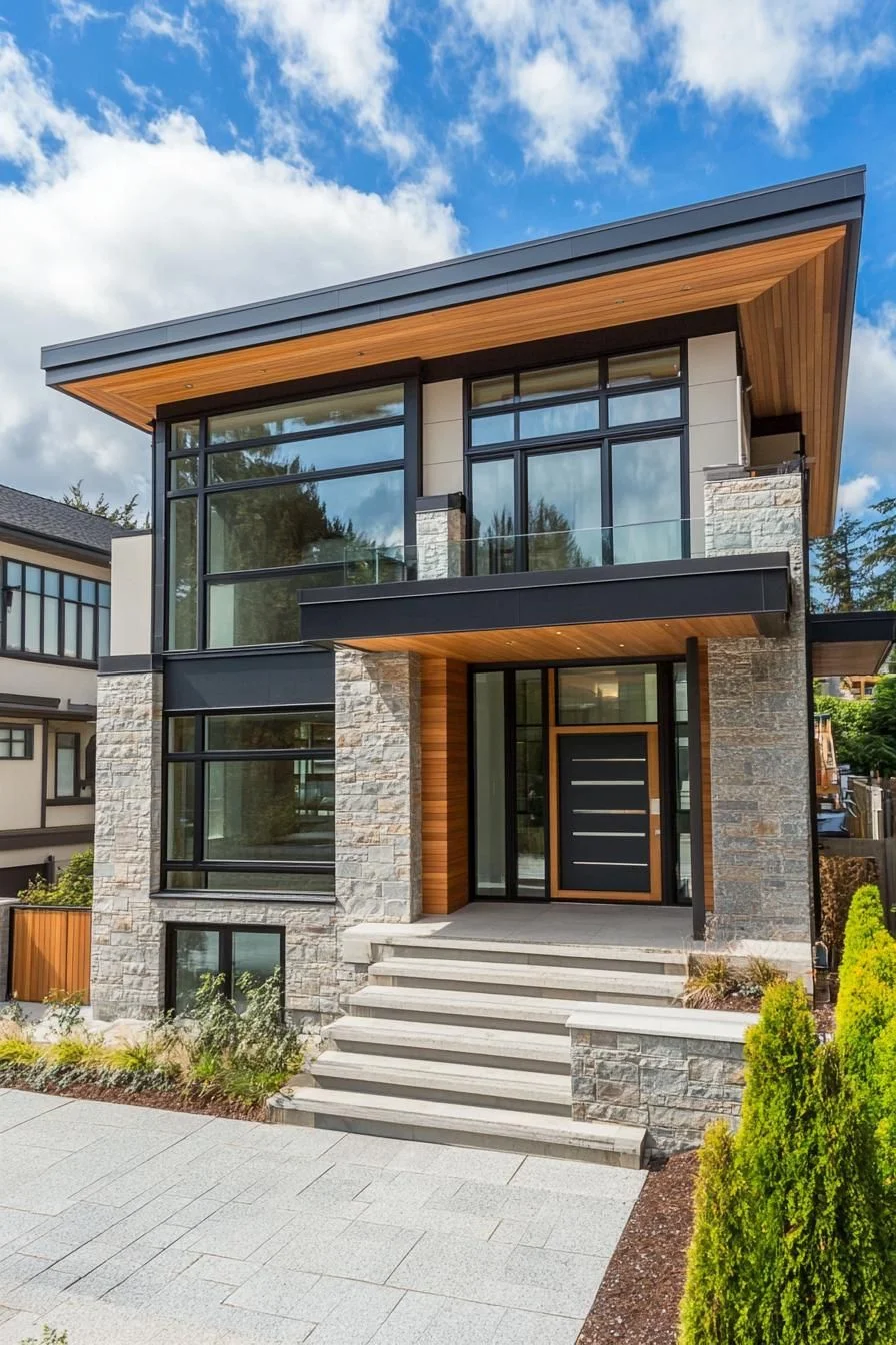 Stone and Glass in Balanced Harmony