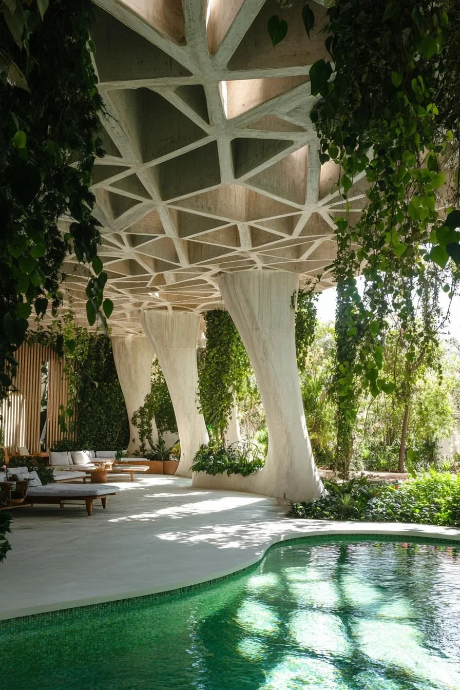 House Built Around Nature's Embrace