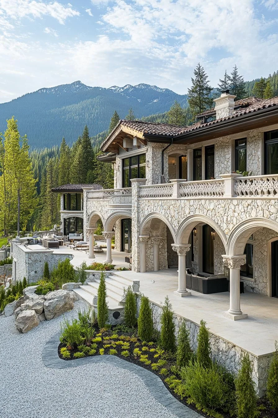 A Luxurious Home in the Mountains
