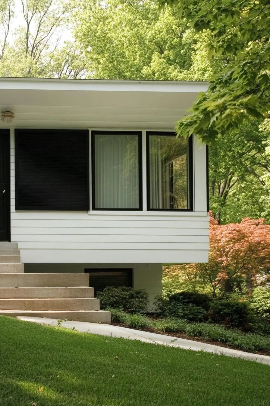 Stepping Into a Quiet Green Split Level