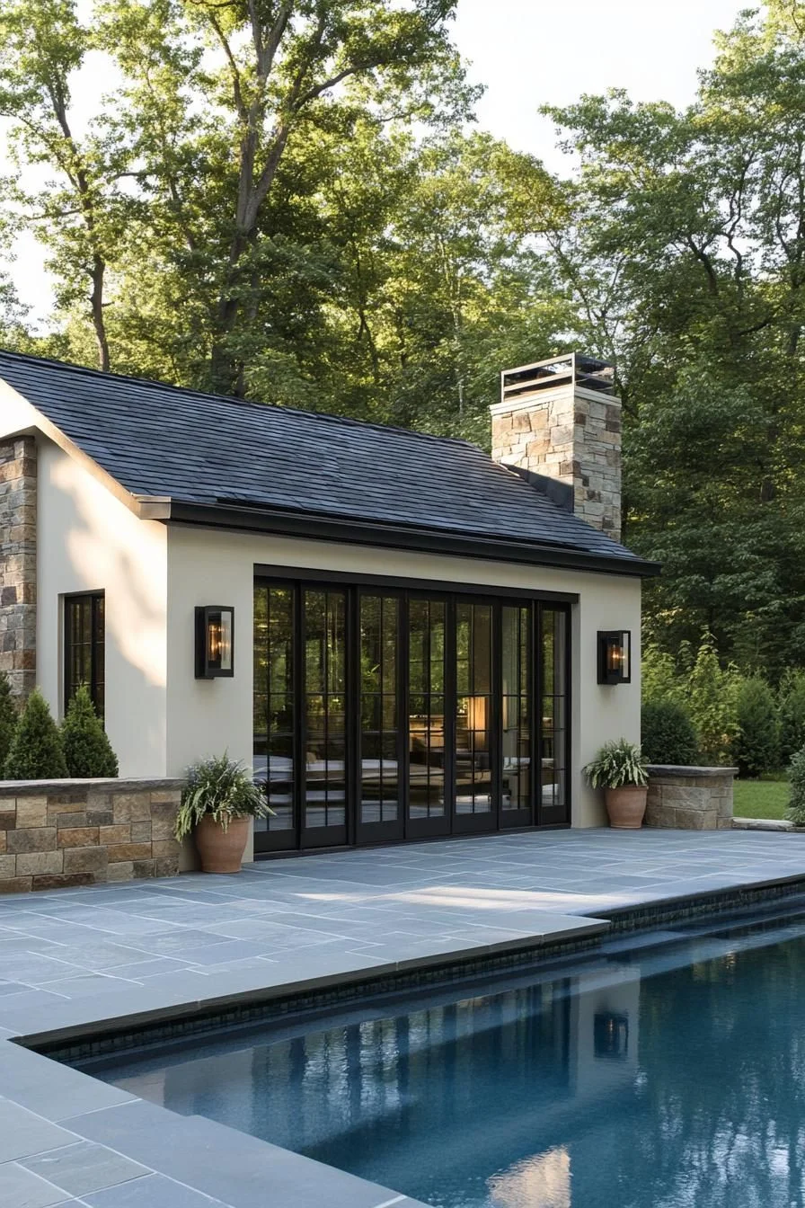 Chic Poolside Retreat