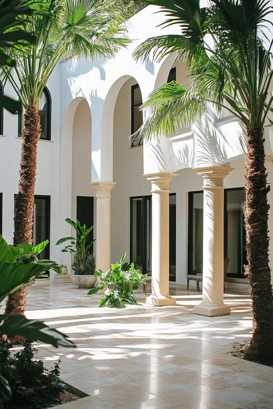 A Tropical Paradise Full of Archways