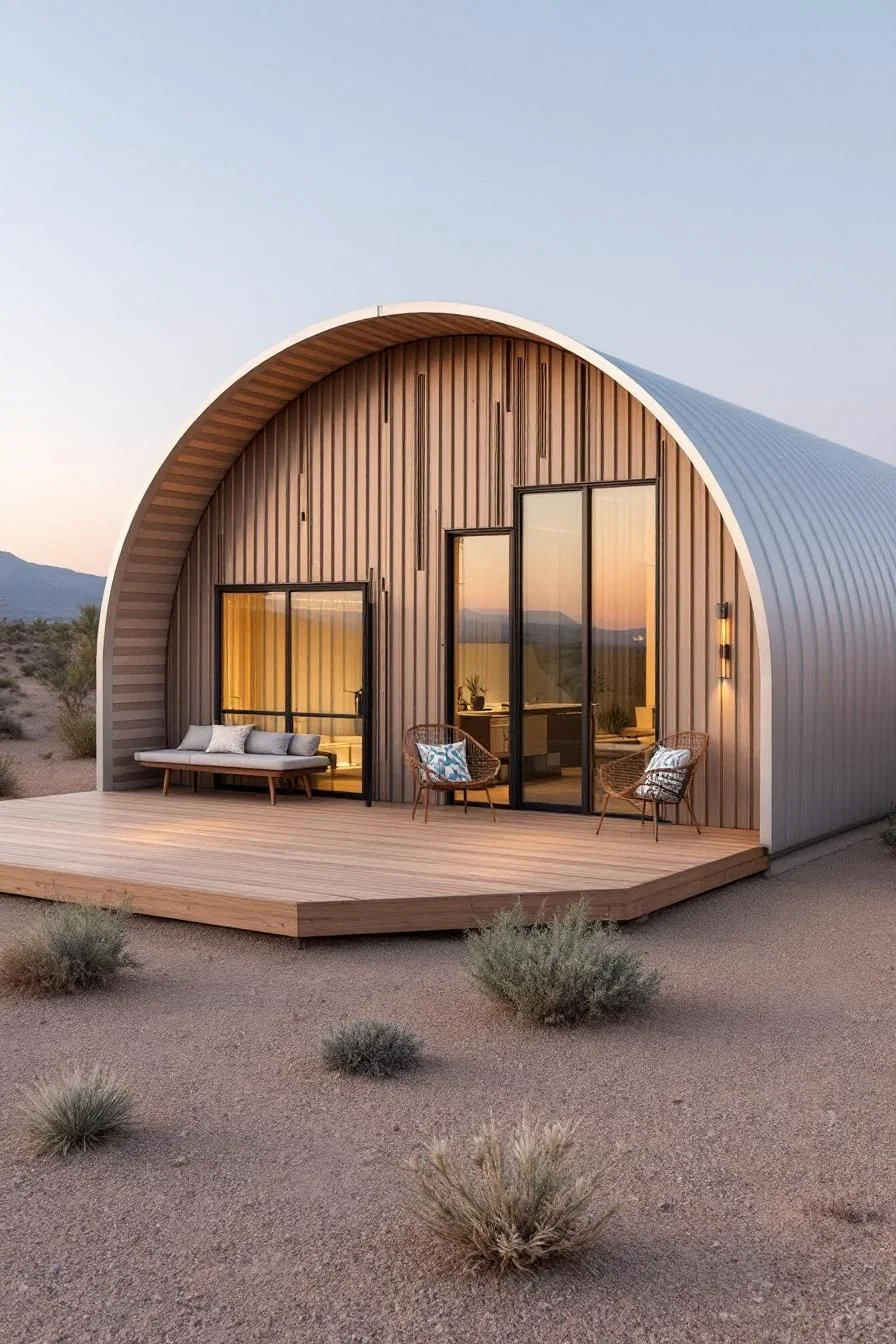 A Curved Desert Dream Home