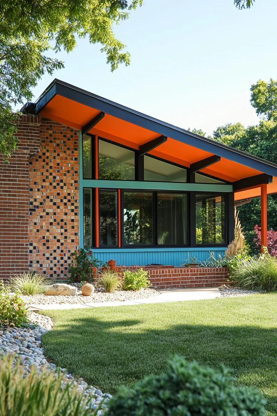 Bold Beams and Brickwork Combine
