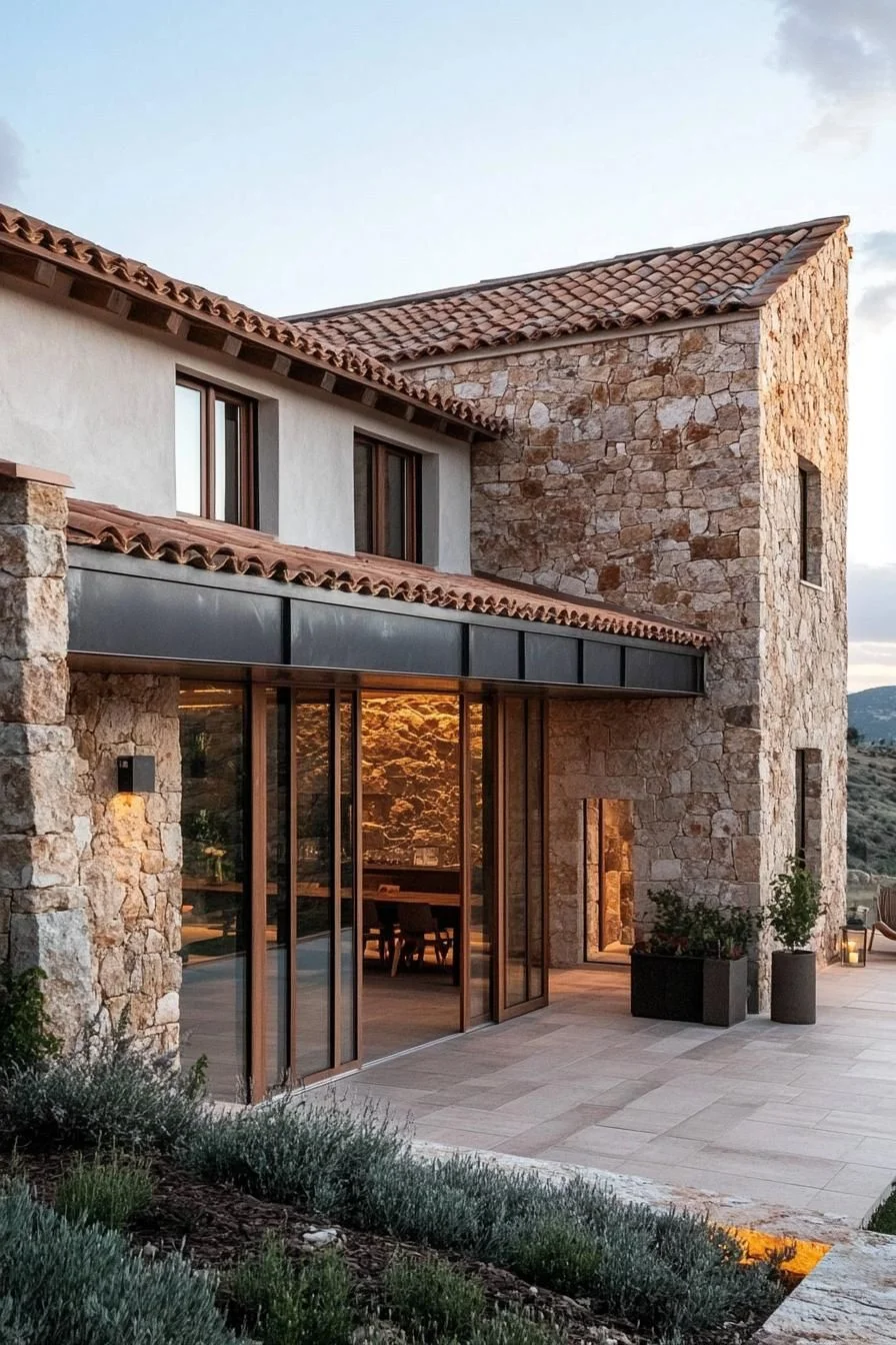 A Rustic Stone Retreat with Modern Touches