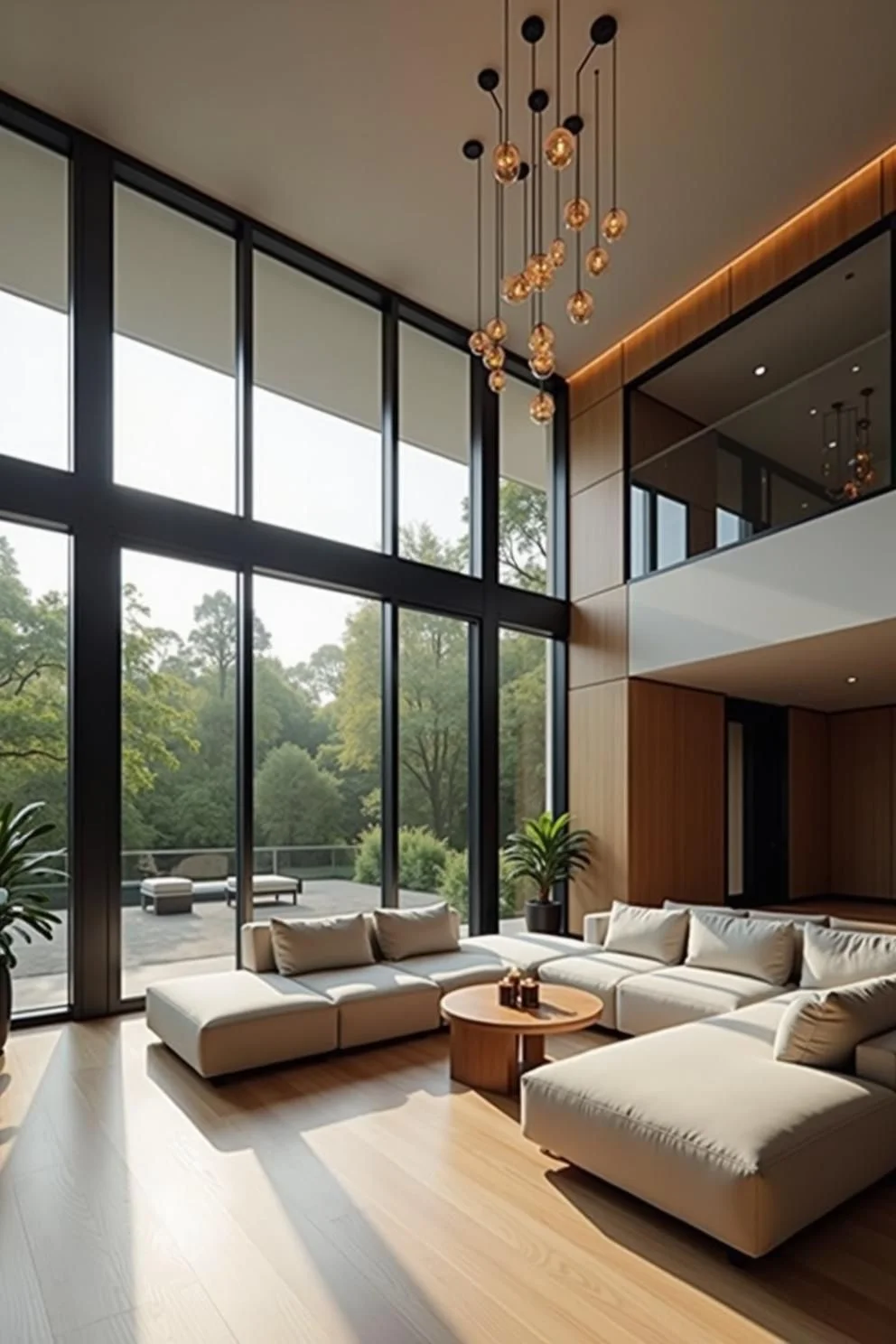 Sunlit Living Room with Plush Seating