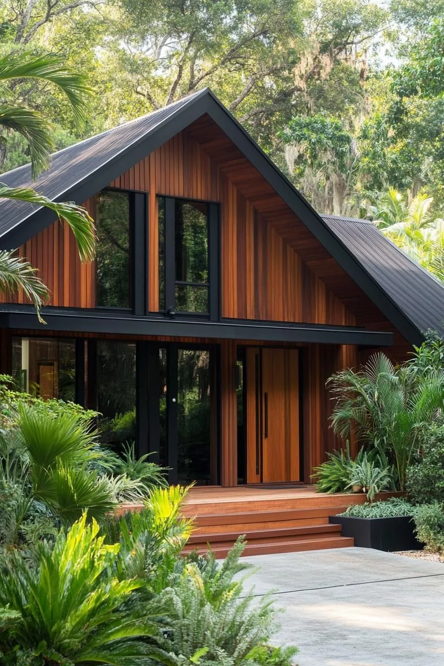 A Modern Timber Tropical Marvel