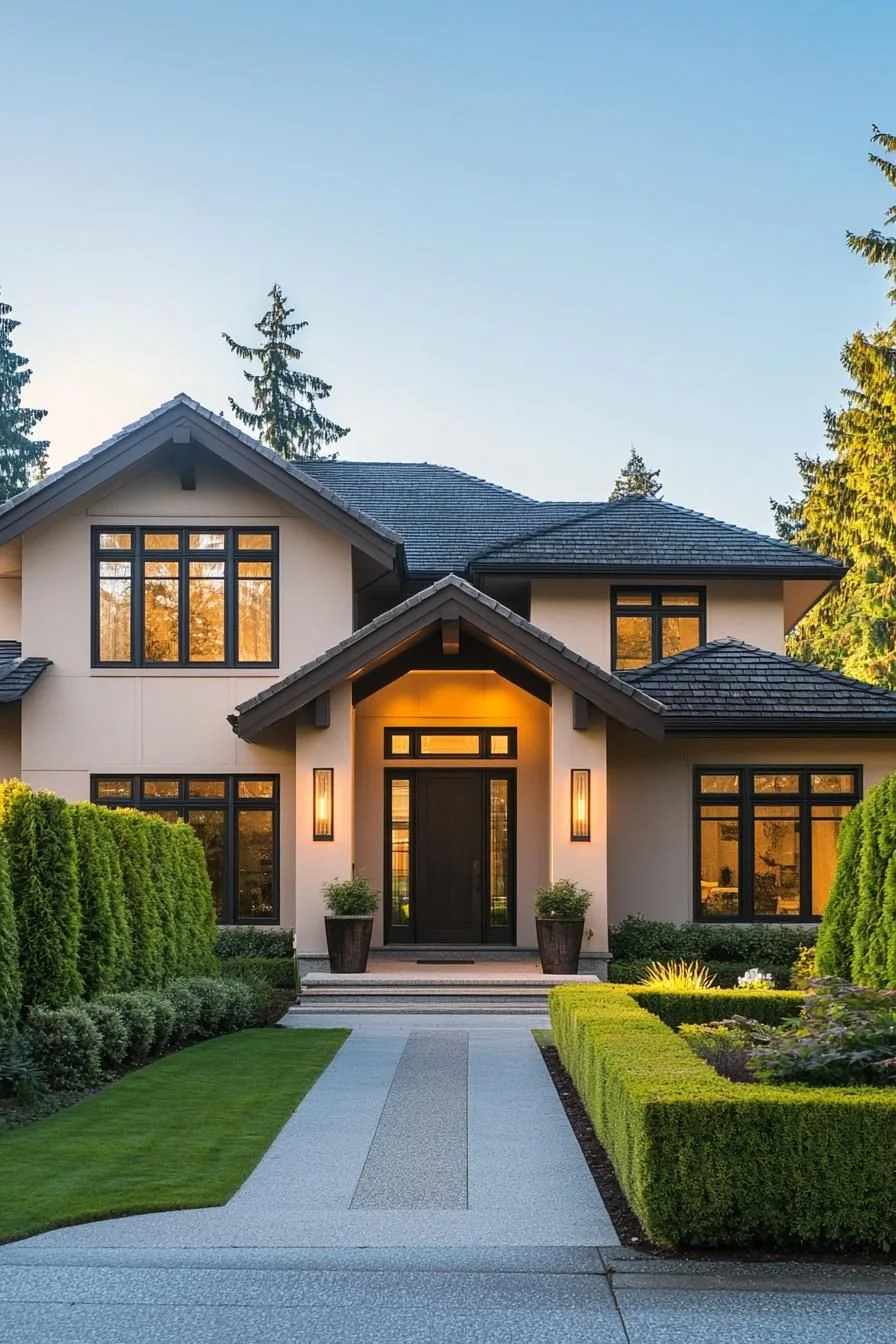 A Lime Twist on Suburban Chic