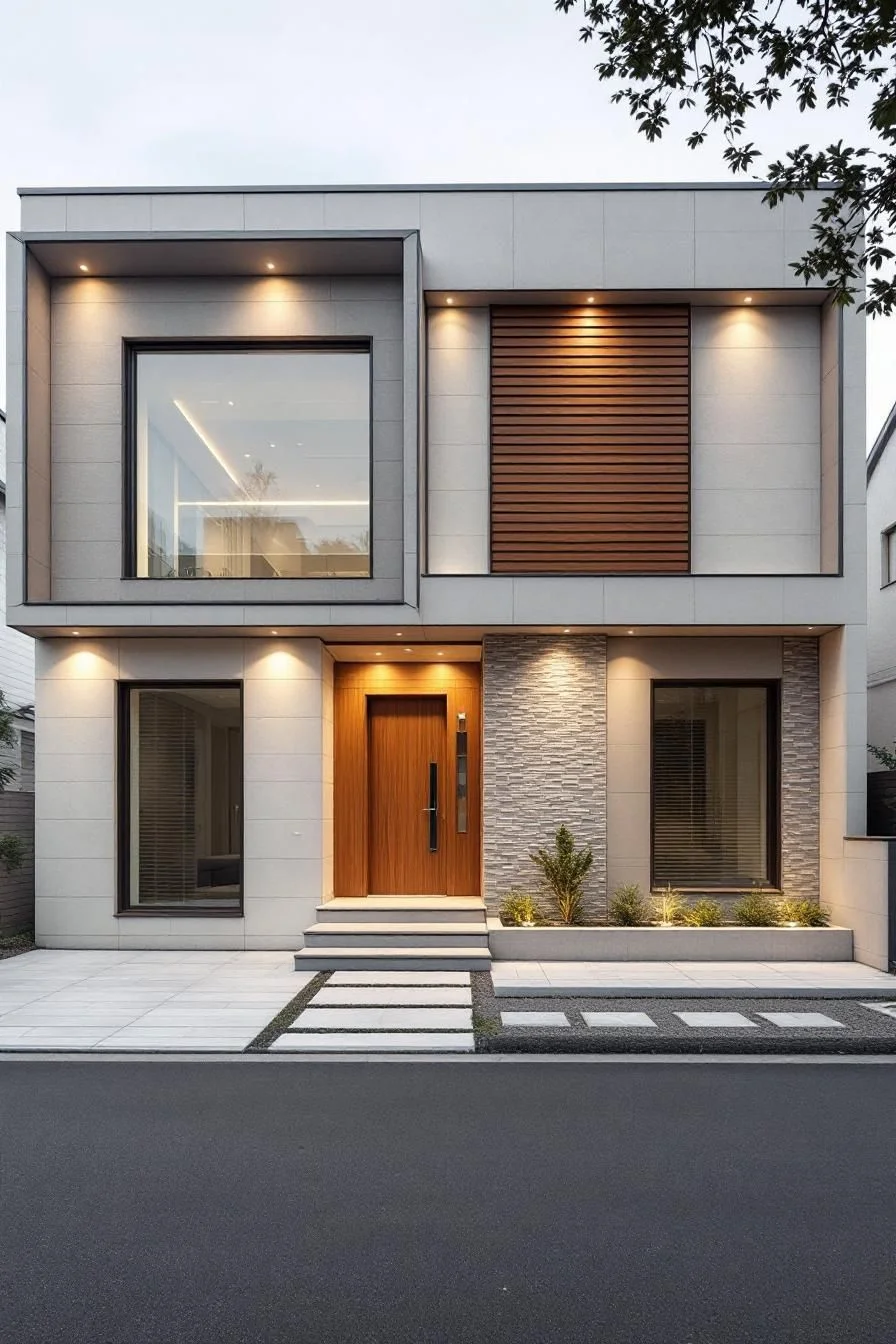 A Chic Home With a Wood Accent
