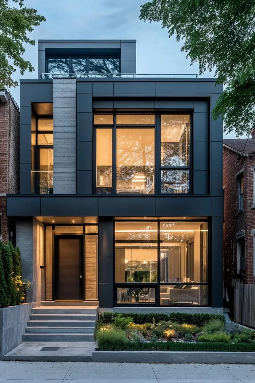 Urban Home Tucked In The Shadows
