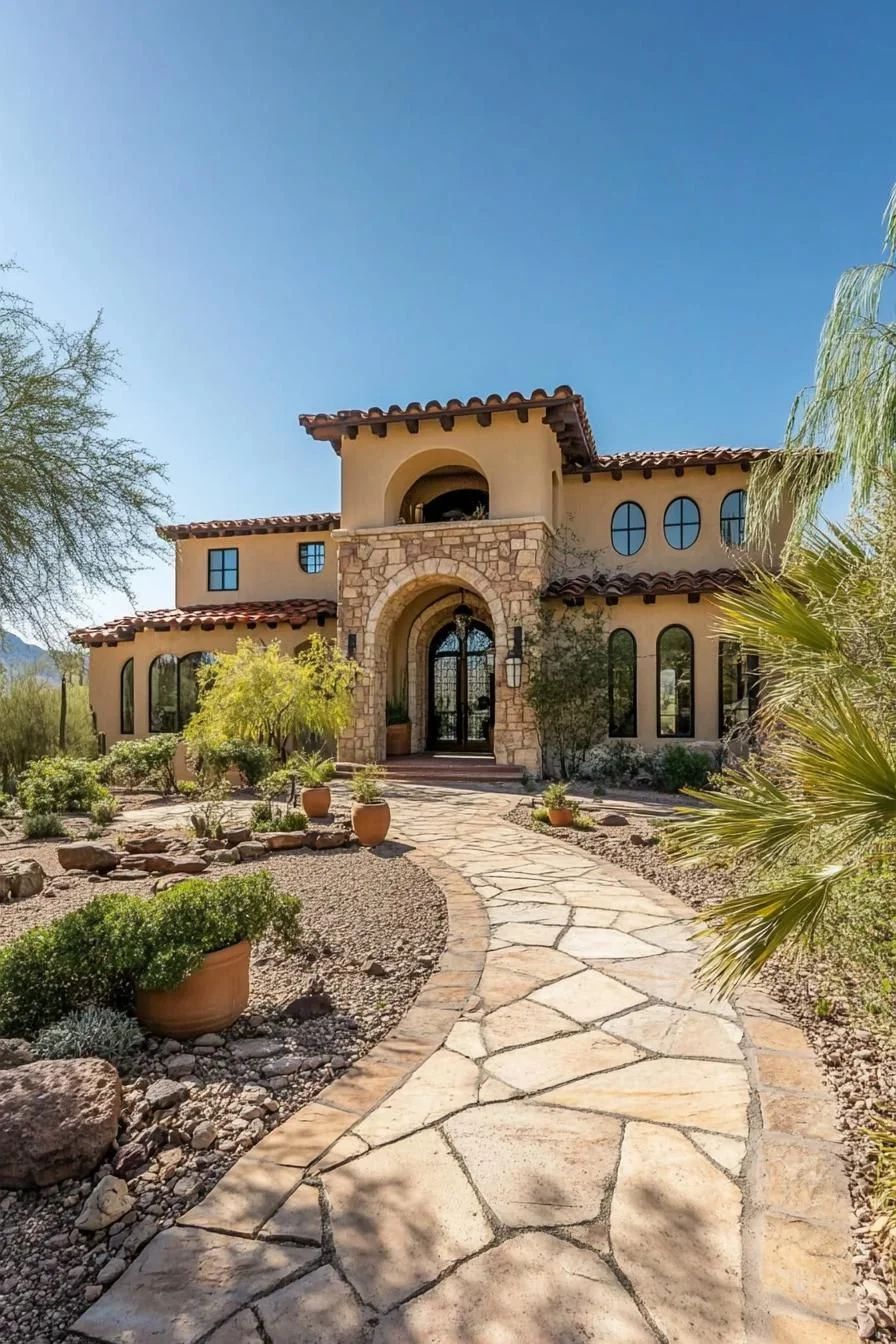 A Desert Home Wrapped in Cacti