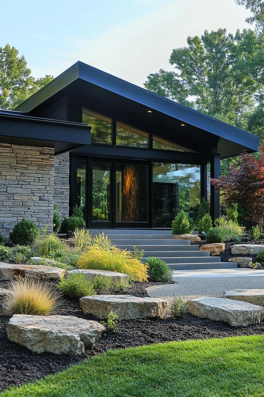 Nature Meets Modern at the Entrance
