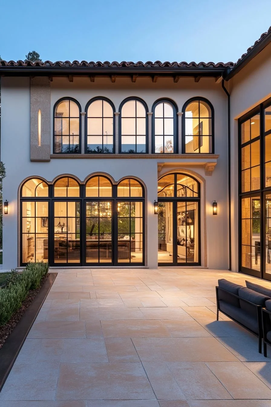 A Stone Villa With Stylish Detail