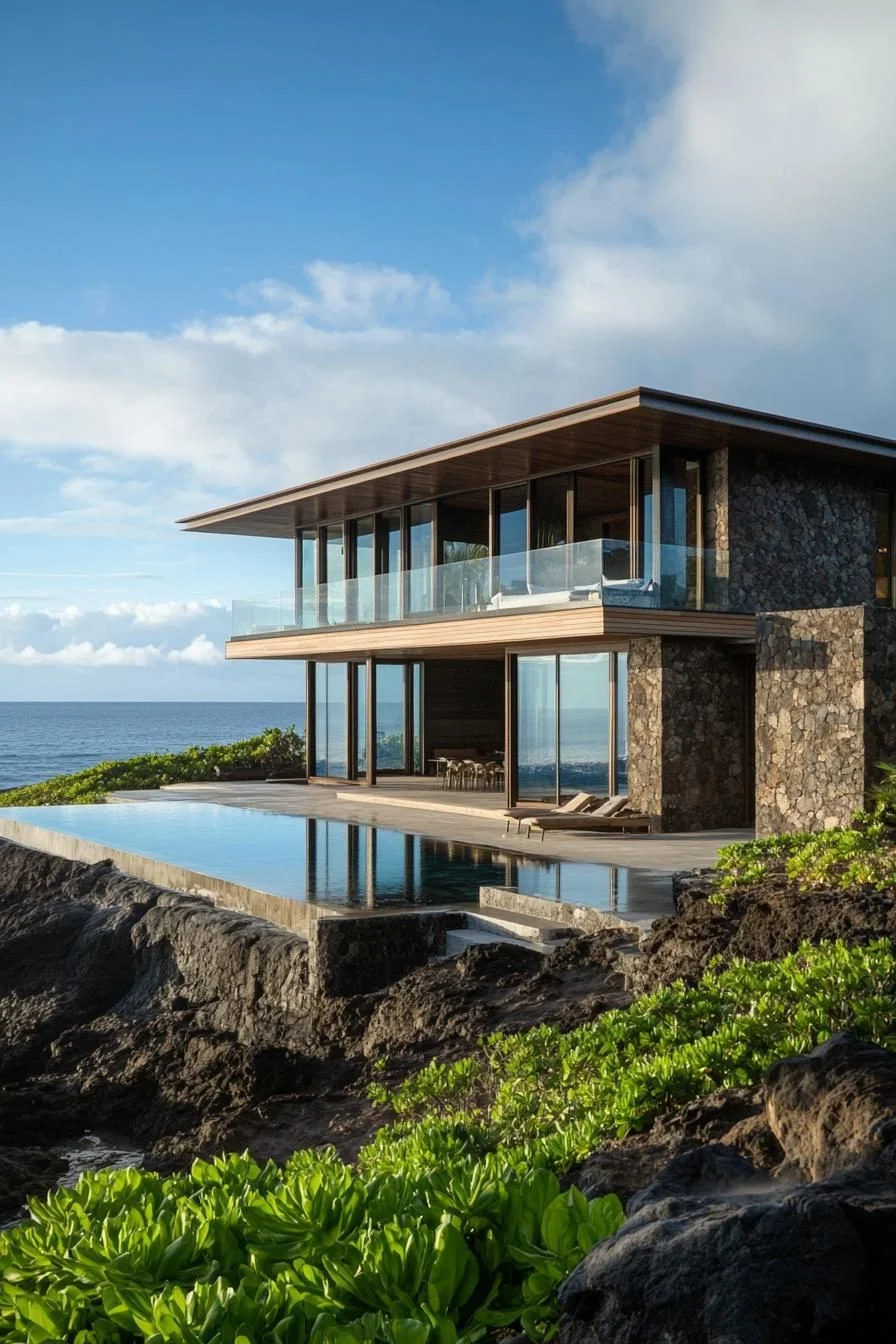An Infinity-Edge Retreat on the Cliffside