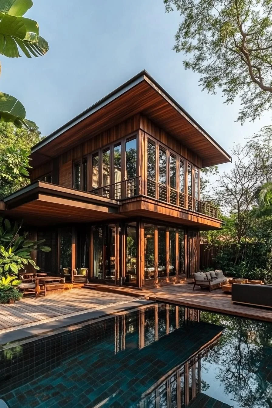 A Timber-Built Thai Rest House