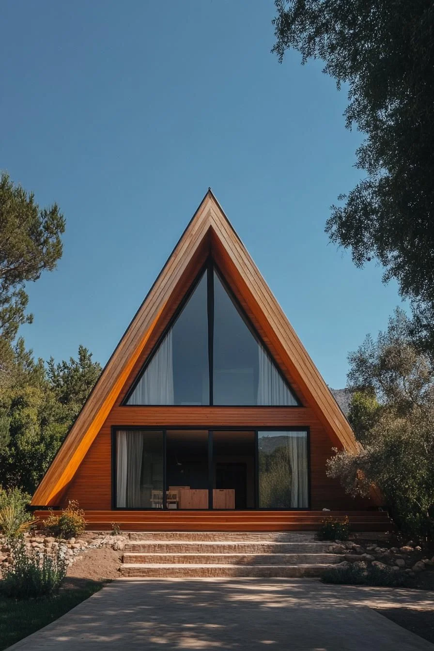 An A-Frame Built with Scandinavian Style