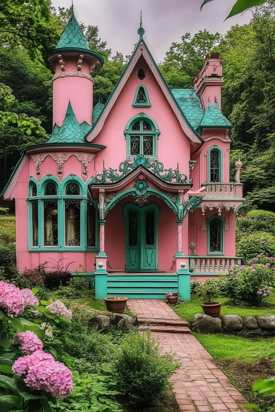 A Cinderella-Style Candy Cottage
