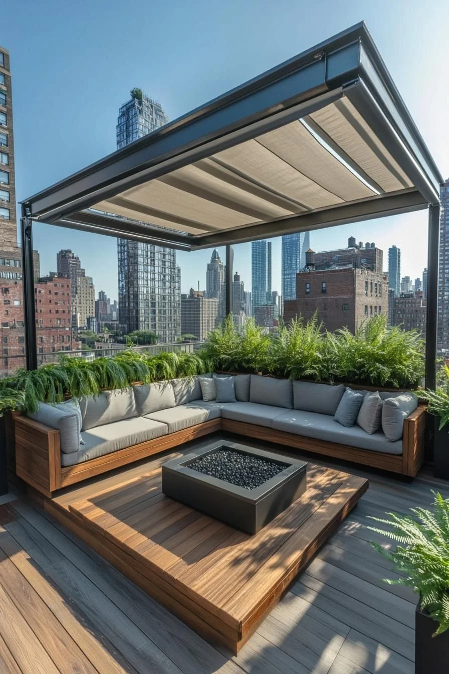 Urban-Style Rooftop Hideaway